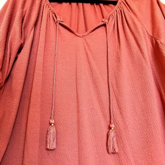 Old Navy Long Sleeve Top, Rust - Picture 3 of 5